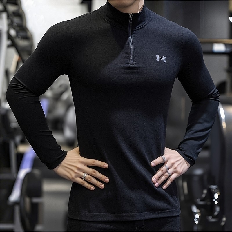 安德玛UA官方半拉链长袖T恤春季新款男士高尔夫运动服跑步套头衫,运动服/休闲服装,运动T恤,淘宝优惠券,粉丝福利购,淘宝优惠卷