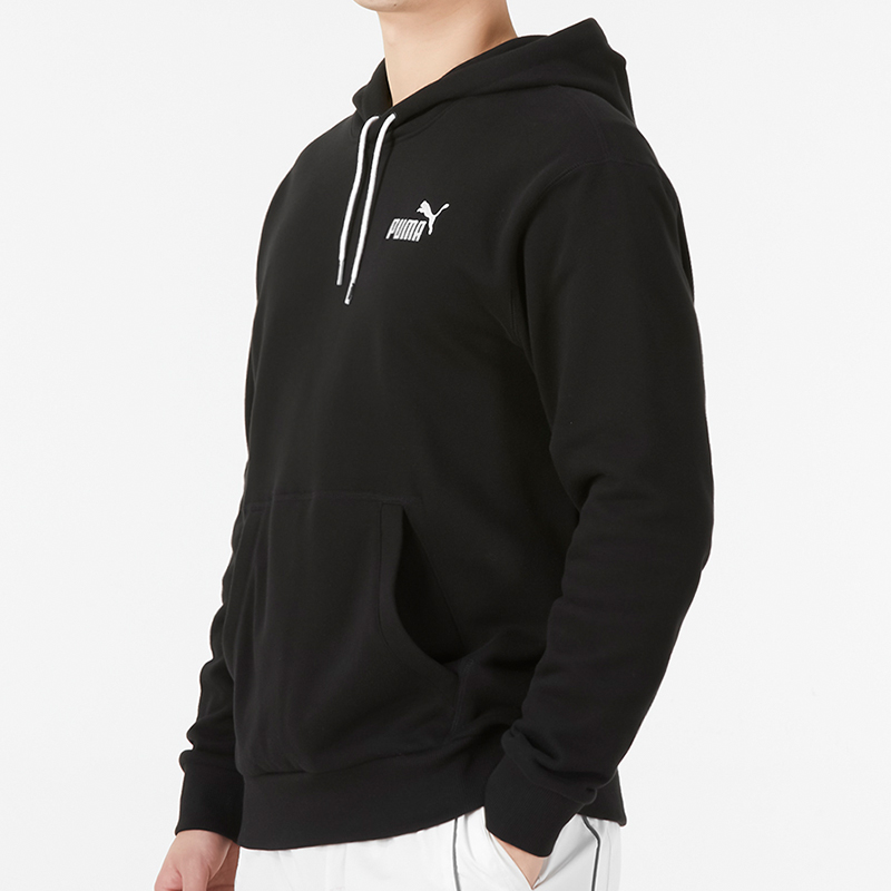 PUMA 푸마 스포츠 정장 남성 가을 2024 시즌 새로운 후드 티셔츠 긴팔 풀오버 캐주얼 루즈 바지