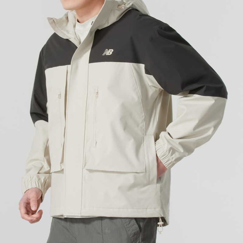 NEW BALANCE NB男女同款2025夏季新款运动服休闲情侣撞色加绒夹克