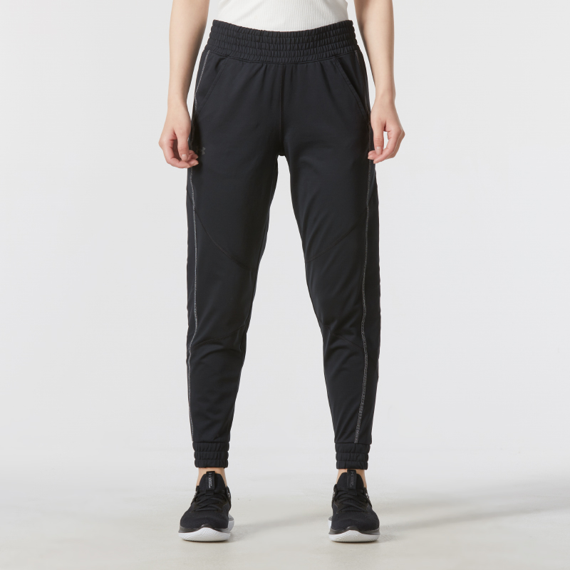 安德玛秋季新款女裤健身训练透气针织长裤潮流运动休闲裤