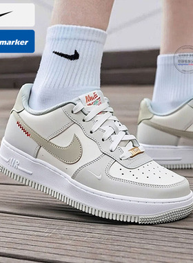 耐克女鞋AF1新年款低帮板鞋空军一号大童运动鞋复古休闲鞋HV6000