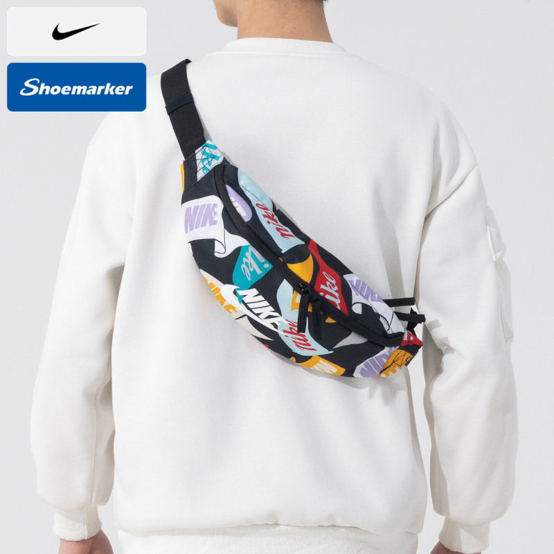 Nike耐克腰包男包女包新款休闲斜挎包轻便运动包单肩包胸包HJ8