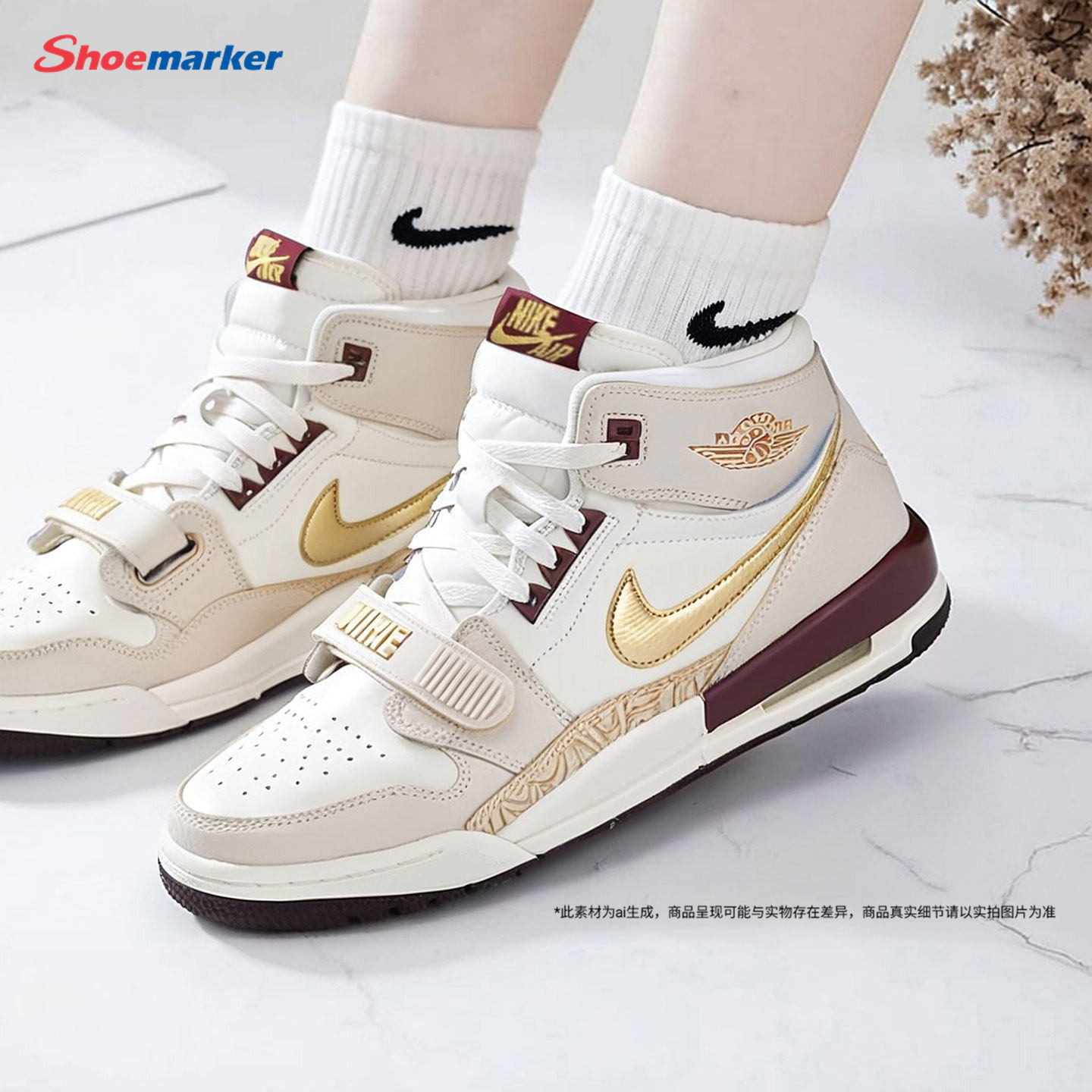 nike耐克官方正品女鞋2025新款AJ312蛇年新春休闲鞋运动鞋篮球鞋