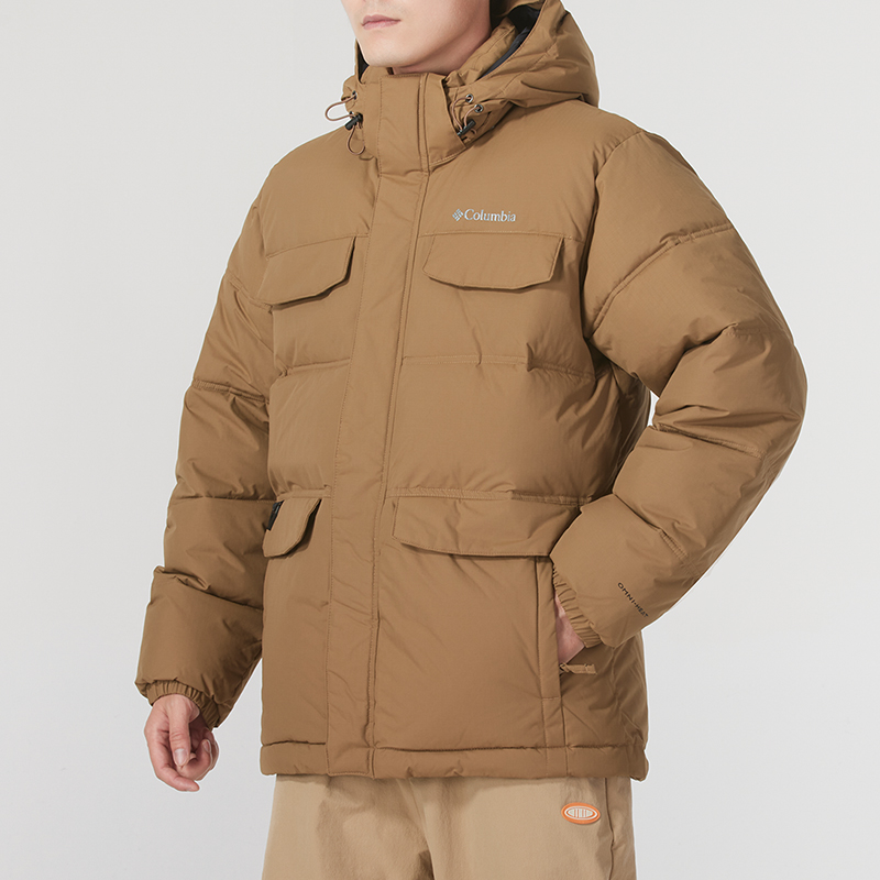 哥伦比亚官方户外运动服男装秋季新款棉服休闲连帽棉衣外套WE455
