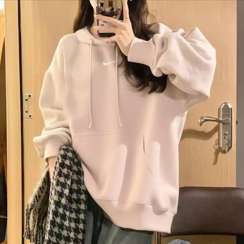 耐克2025新款冬季保暖加绒卫衣