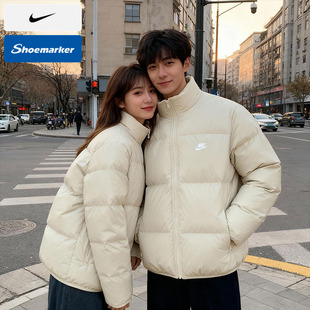 NIKE耐克官方正品情侣款羽绒服2025冬新款男女款刺绣保暖羽绒夹克