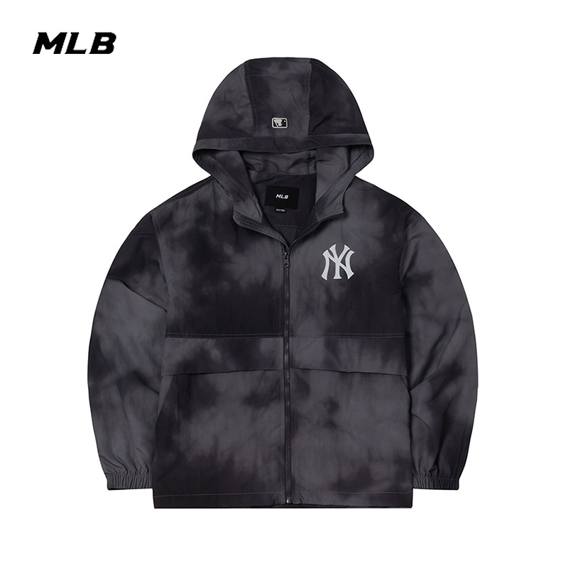 MLB官网梭织夹克2025秋季新款儿童运动服宽松外套防风衣7AWJB0254