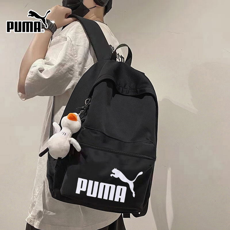 PUMA彪马黑色学生书包男包女包2025新款电脑背包运动双肩包0