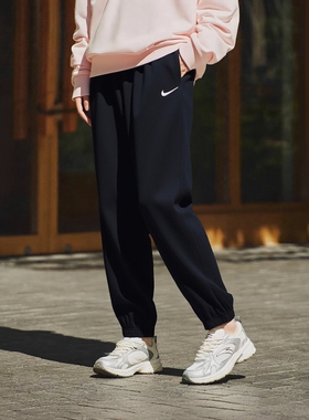 Nike耐克运动裤女裤2025新款长裤针织休闲裤宽松收口卫裤潮DM6420
