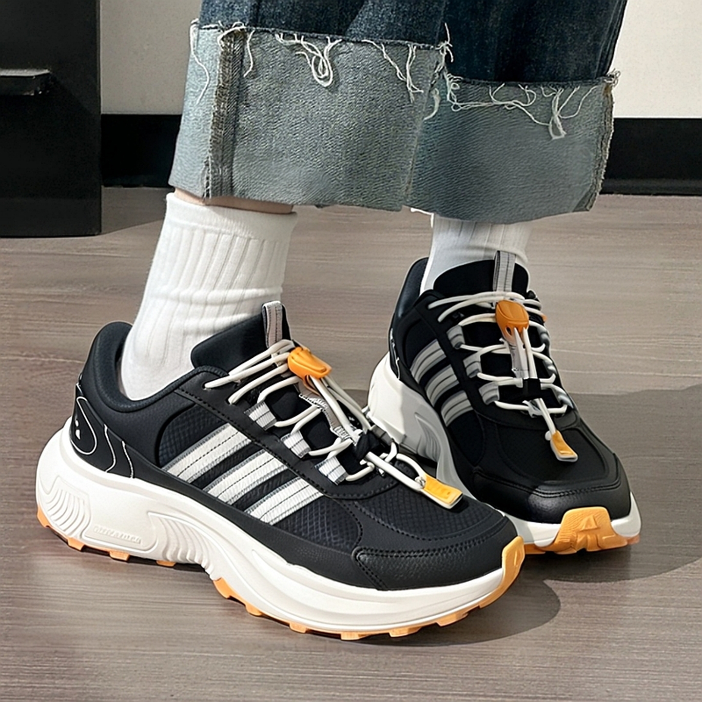 Adidas阿迪达斯正品男女鞋ROAM WANDER运动鞋减震休闲鞋跑步鞋子