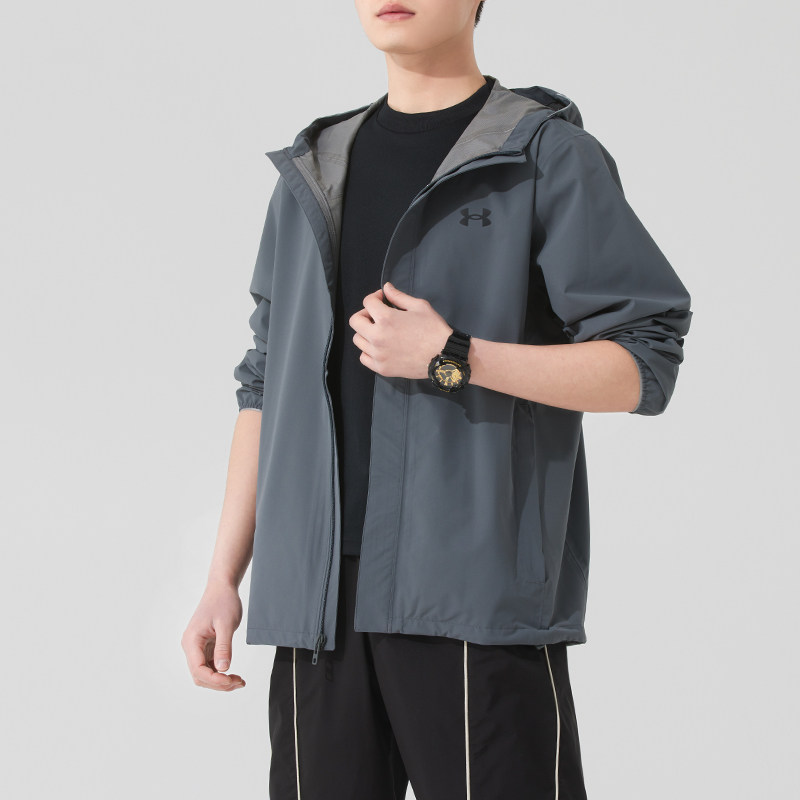 UA安德玛官网梭织防风衣春节新款运动服男士连帽夹克休闲宽松外套,运动服/休闲服装,运动茄克/外套,淘宝优惠券,粉丝福利购,淘宝优惠卷