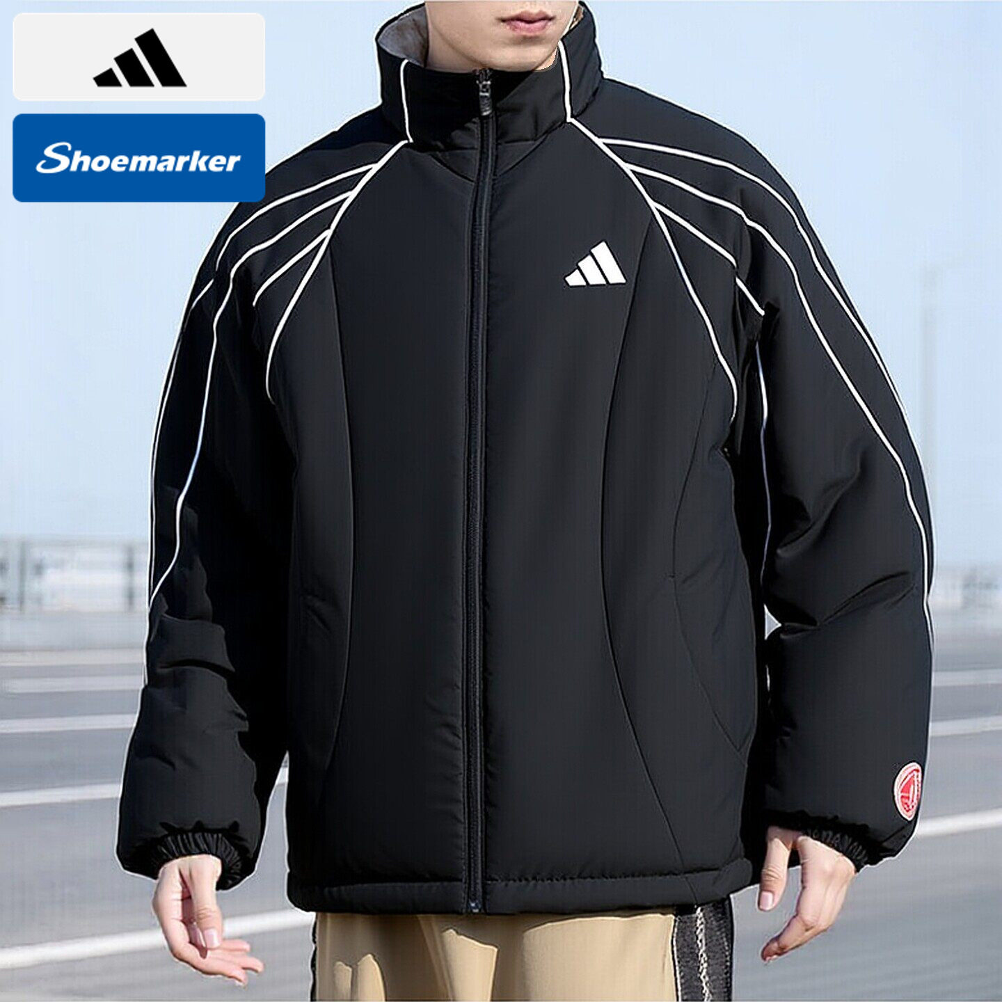 Adidas阿迪达斯保暖棉服男装26夏季马年本命年上衣运动棉袄K
