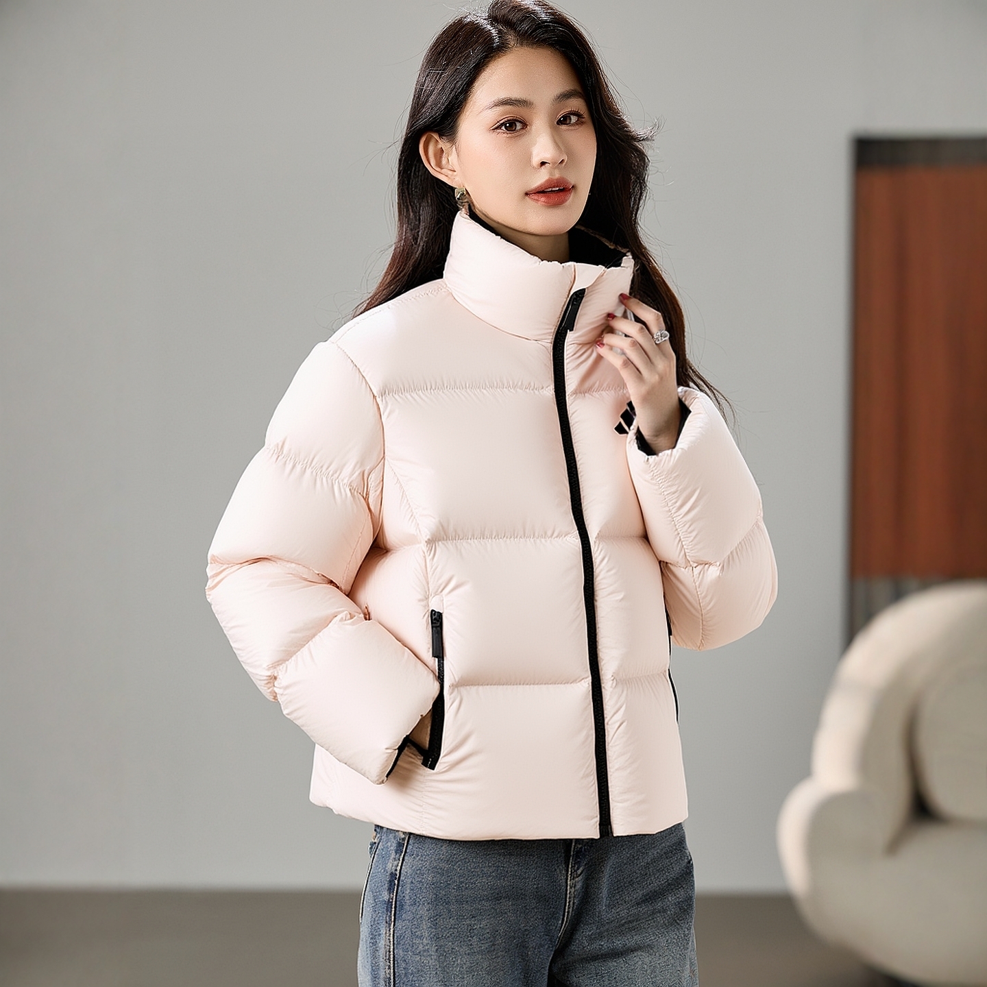 阿迪达斯官方正品羽绒服女装2025冬季新款运动服休闲保暖加厚外套