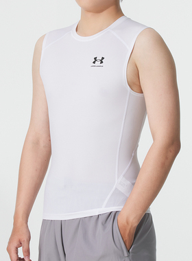 UA安德玛男子运动背心新款户外健身训练无袖上衣透气T恤衫13615