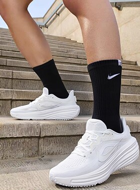 NIKE耐克正品2026夏新款女鞋白色厚底气垫鞋运动鞋透气休闲跑步鞋