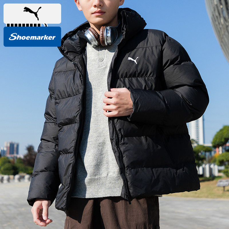 PUMA彪马连帽棉衣男装2026夏季新款运动面包服休闲保暖棉服6