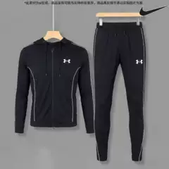 Under Armour Ua Official Spring Tracksuit Men's Jacket and Pants Loose Sports Casual Suit 1390152