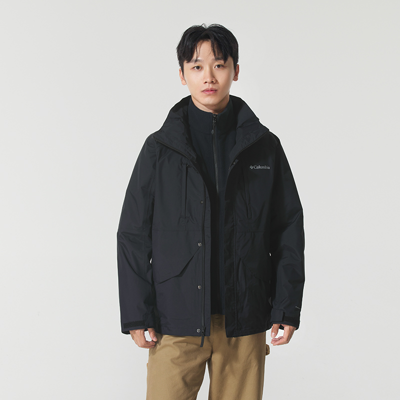 哥伦比亚官方户外三合一运动服男装秋季新款保暖夹克外套XE4715