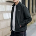 1376797-001~[Stand Collar] Water-Repellent Surface/Zipper Flap Pocket Pants/Slim Fit/Storm Technology