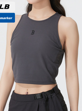 MLB官方女子背心2025春季新款运动服健身训练无袖吊带3FTKB0253