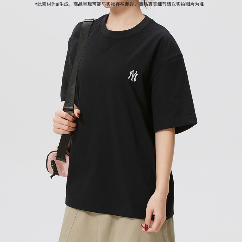 MLB男装女装2026夏季运动服短袖T恤纽约洋基基础款休闲情侣上衣