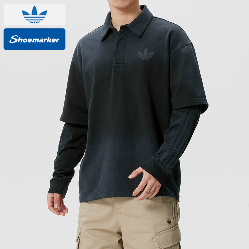 adidas阿迪达斯三叶草正品男装2026春季新款运动服宽松健身训练服