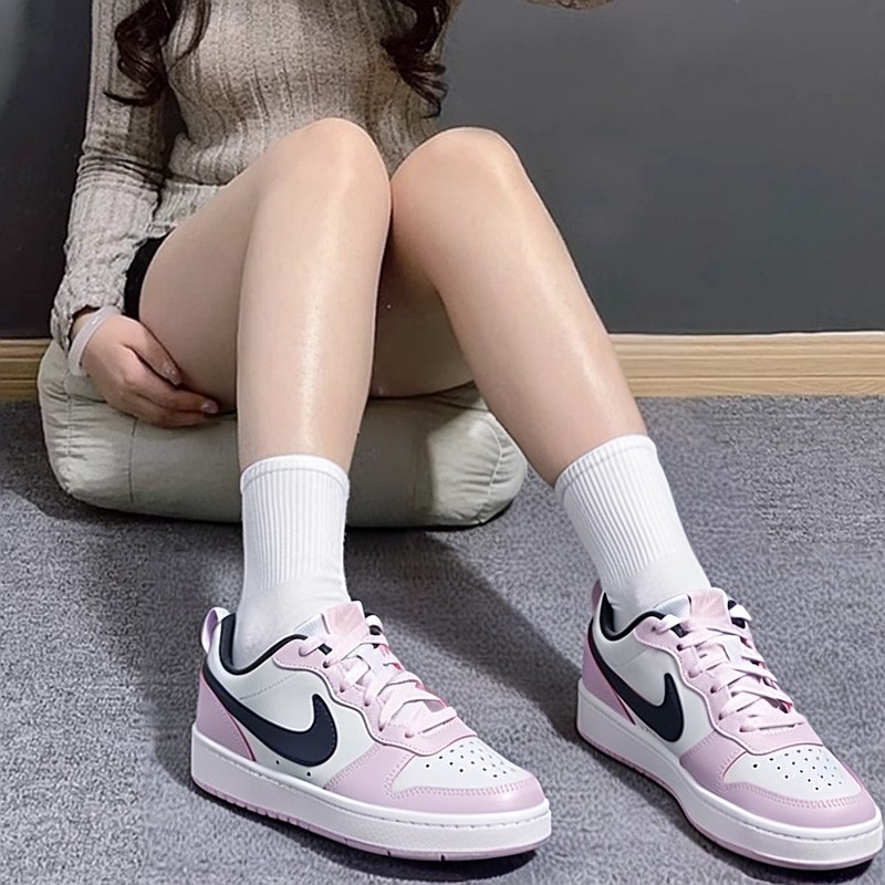 耐克NIKE官方正品板鞋女鞋2025秋季新款运动鞋粉色COURT休闲童鞋,运动鞋new,板鞋,淘宝优惠券,粉丝福利购,淘宝优惠卷