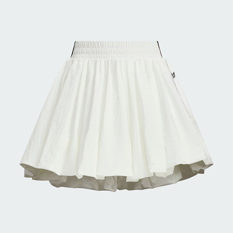 Adidas 三叶草女子夏季新款云朵花苞蓬蓬内衬短裙KD8123 KD8122