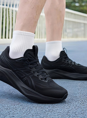 亚瑟士官方正品跑步鞋2025新款GT2000 14运动鞋2E宽楦黑武士跑鞋