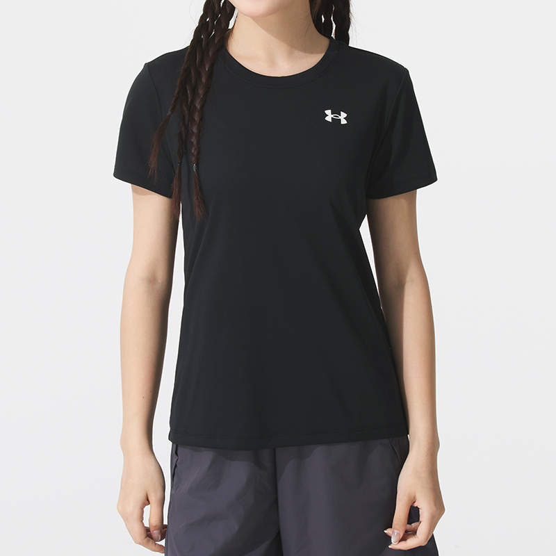 安德玛（Under Armour）官方女装 2025夏季新款健身T恤透气半袖