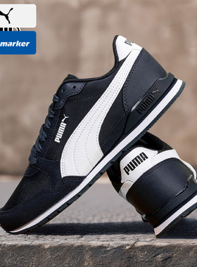 Puma彪马运动鞋男鞋女鞋2026春季新款复古透气蓝色休闲鞋384857