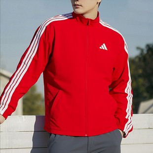 阿迪达斯Adidas红色马年本命年外套春季 运动梭织夹克KR2519 新款