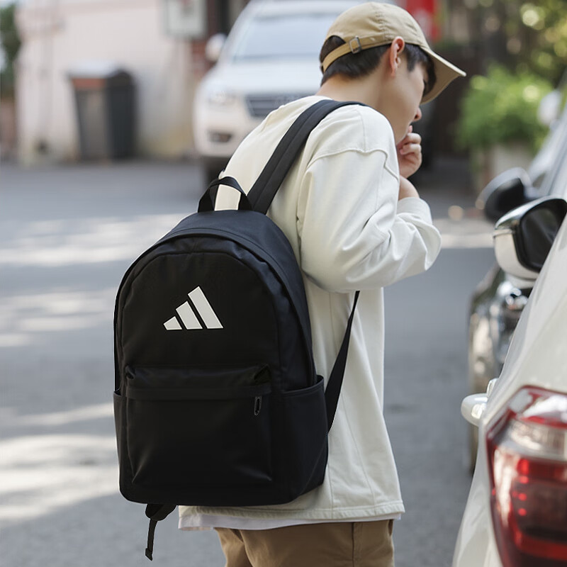 adidas阿迪达斯学生书包双肩包男女背包2025新款大学生初高中书包