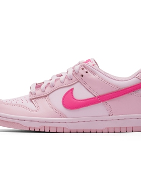 Nike耐克大童款鞋子2026夏季新款DUNK舒适拼接休闲板鞋DH9765-600
