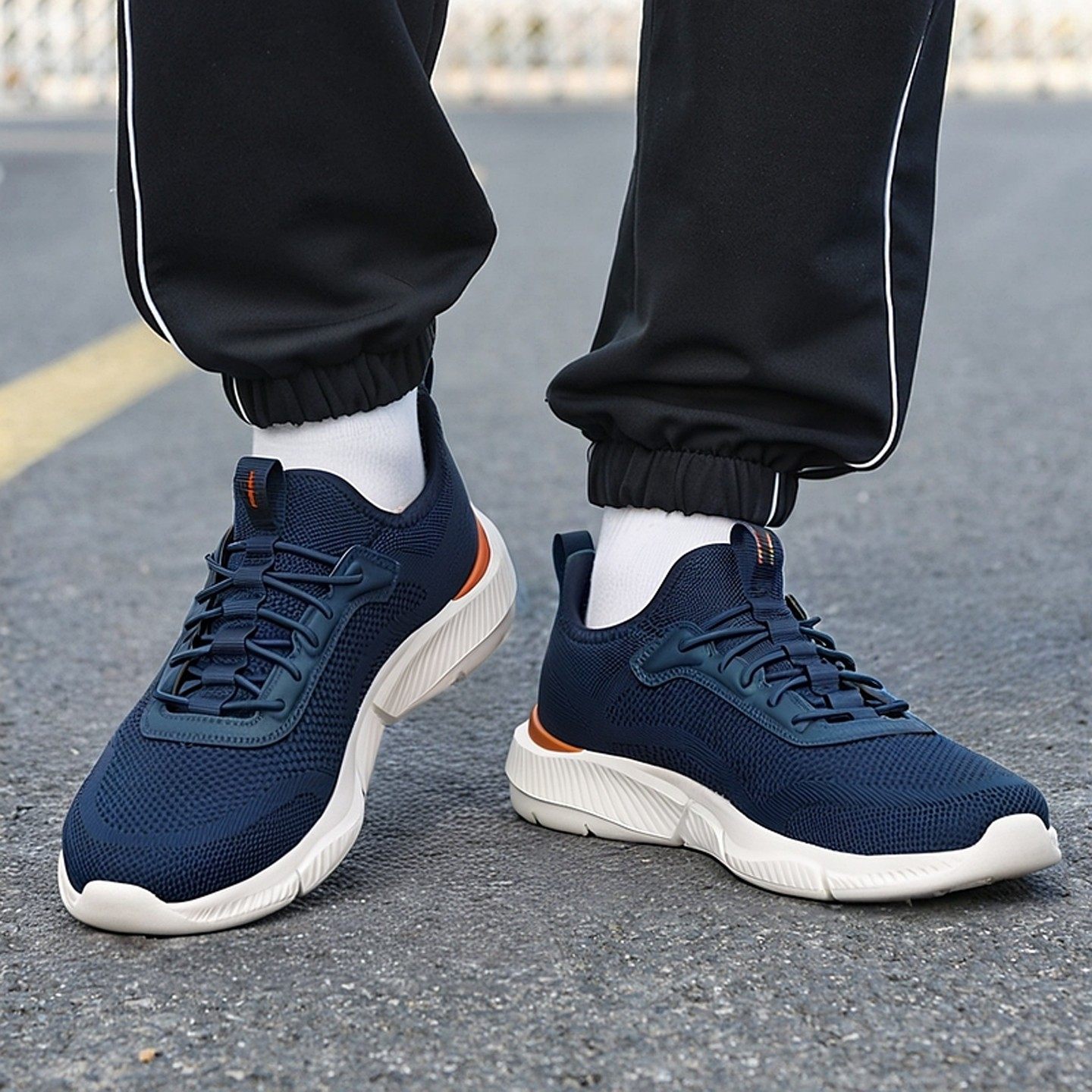 斯凯奇春季男鞋脚宽脚胖休闲运动鞋厚底缓震健步鞋时尚增高跑步鞋,运动鞋new,运动休闲鞋,淘宝优惠券,粉丝福利购,淘宝优惠卷