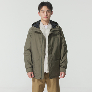 新款 冬季 冲锋衣夹棉三合一防泼水外套 男装 哥伦比亚官方旗舰店正品