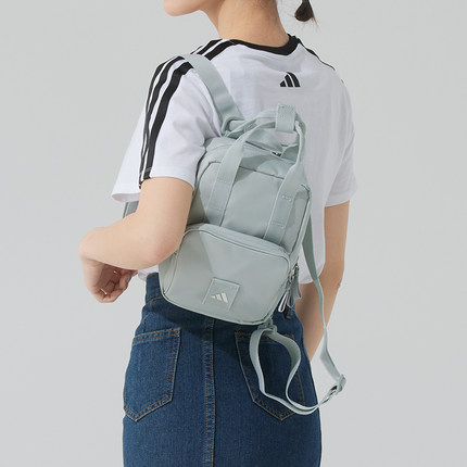 Adidas阿迪达斯小学生书包男女包2025新款运动包双肩背包迷你包