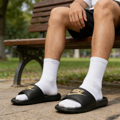 NIKE耐克男子时尚潮流一字拖VICTORI ONE运动休闲拖鞋CN9675-006