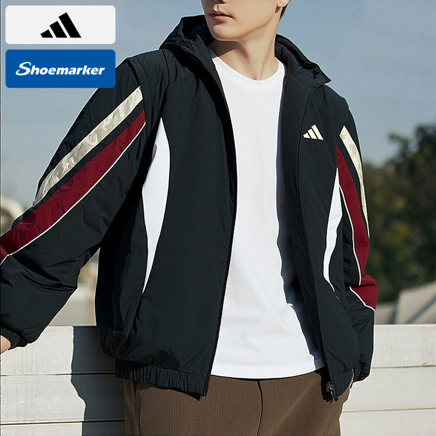 阿迪达斯Adidas棉服男装2026新款夏季运动外套保暖棉袄KS