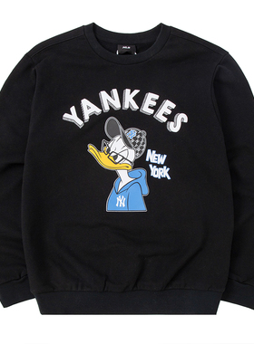 MLB官网迪士尼连帽卫衣儿童运动服新款童装宽松运动长袖7AMTD1014