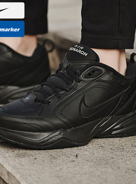NIKE耐克官方正品男鞋2025春季新款运动鞋AIR气垫缓震黑色休闲鞋