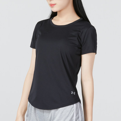 安德玛UA白色短袖t恤女装