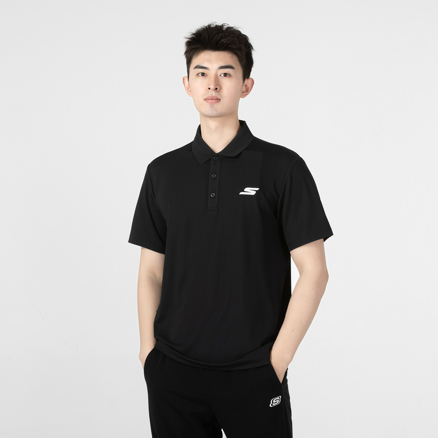 斯凯奇POLO衫男装秋季户外运动服透气快干休闲上衣翻领短袖T恤,运动服/休闲服装,运动POLO衫,淘宝优惠券,粉丝福利购,淘宝优惠卷