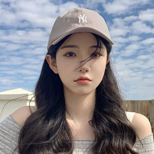 3ACP7701N 遮阳帽潮流运动帽软顶男女同款 MLB官方 棒球帽情侣款