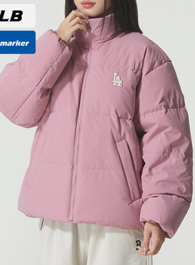 MLB官方男女款羽绒服面包服2025新款保暖情侣宽松运动服3ADJB2056