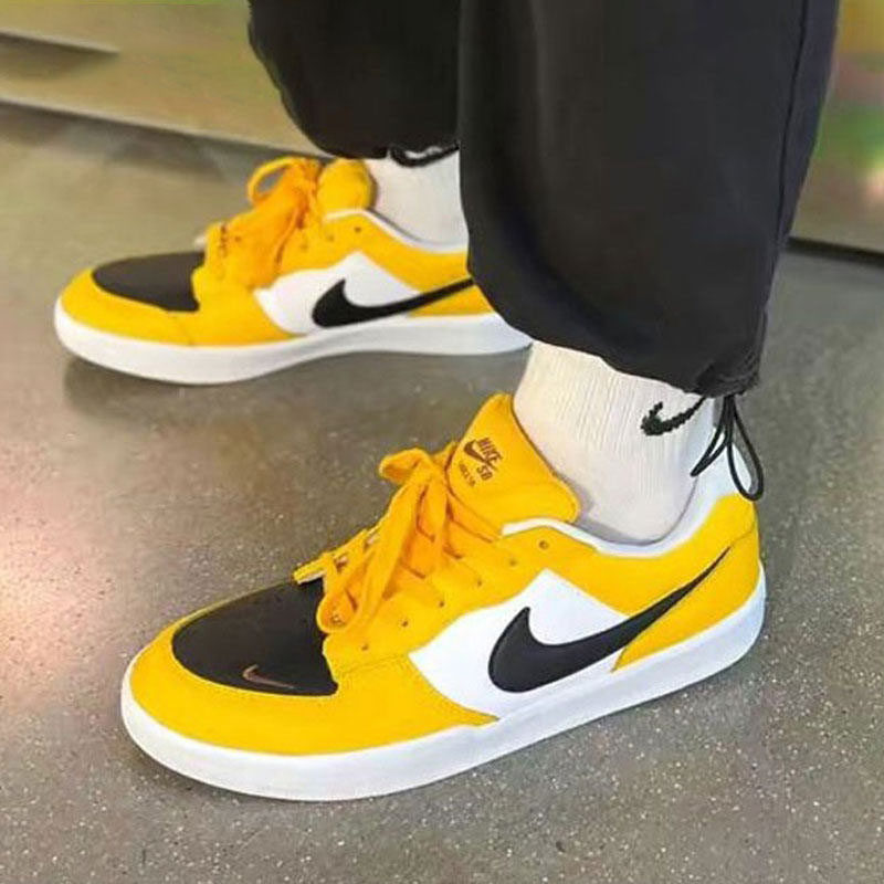 耐克官方正品男鞋NIKE SB FORCE 58秋季新款黄色板鞋运动休闲鞋