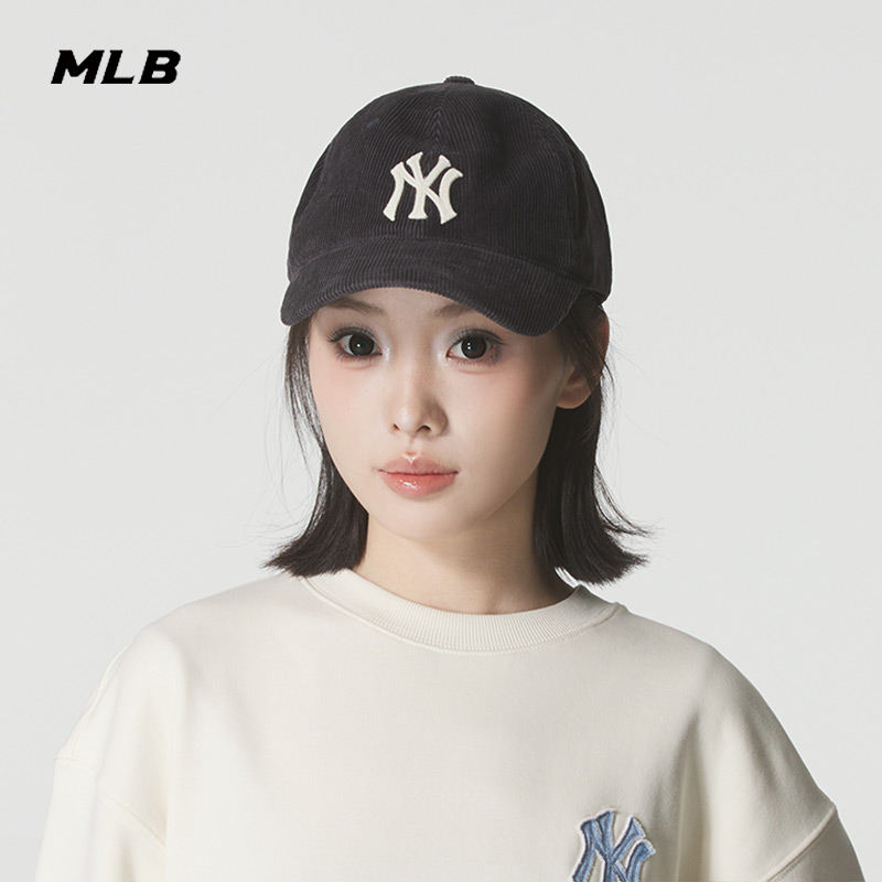 MLB官方户外运动帽男女帽子2025新款旅行NY棒球帽鸭舌帽3ACPWC156