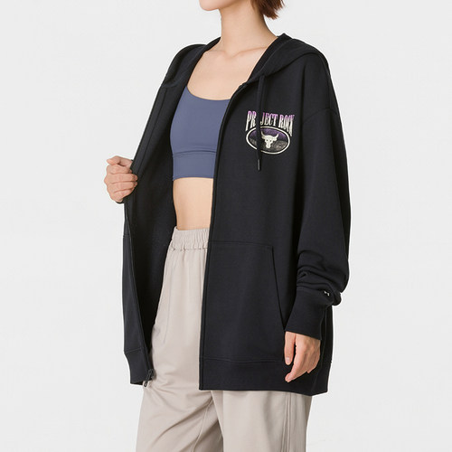 安德玛Under Armour女装 2026新款运动服时尚针织休闲夹克户外出
