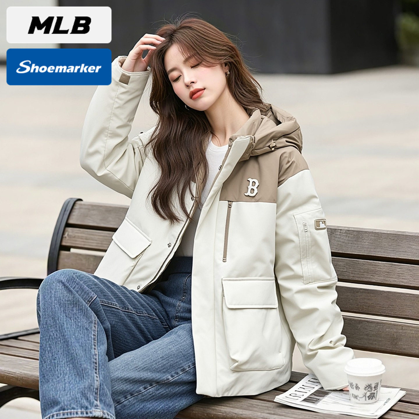 MLB官方 羽绒服男装女装 2025新款户外夹克潮流时尚保暖羽绒外套