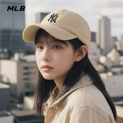 MLB官网NY鸭舌帽男女帽子2025新款户外运动帽休闲棒球帽3ACP6601N